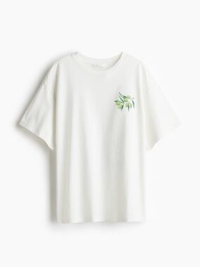 H&M Printed Oversized Tee